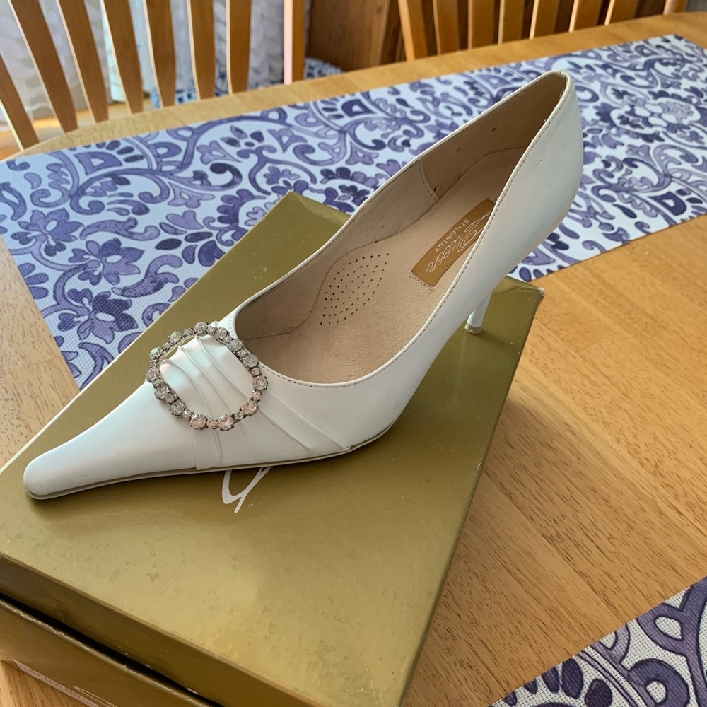 White shoes.